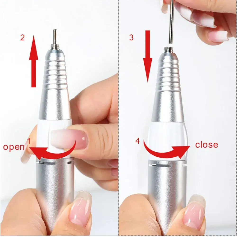 35000rpm 5 Pins PLUG Electric Nail Drill Machine Handle Handpiece Pedicure Replacement Pen Manicure Beauty Tool Accessory
