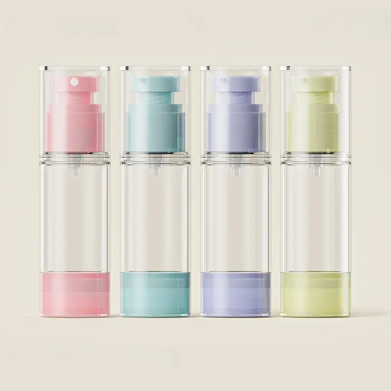 30ml Vacuum Refillable Bottles Set Spray Bottle Pump Lotion Bottle Cosmetic Travel Portable Empty Container Bottles Makeup Tools
