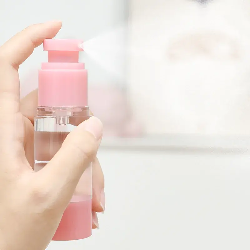 30ml Vacuum Refillable Bottles Set Spray Bottle Pump Lotion Bottle Cosmetic Travel Portable Empty Container Bottles Makeup Tools