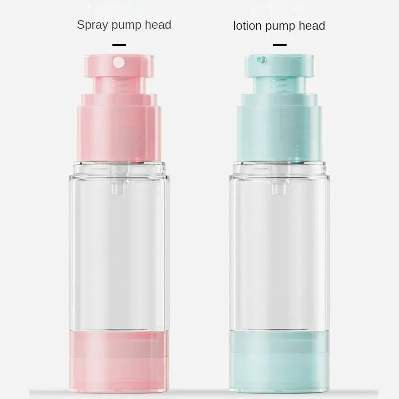 30ml Vacuum Refillable Bottles Set Spray Bottle Pump Lotion Bottle Cosmetic Travel Portable Empty Container Bottles Makeup Tools