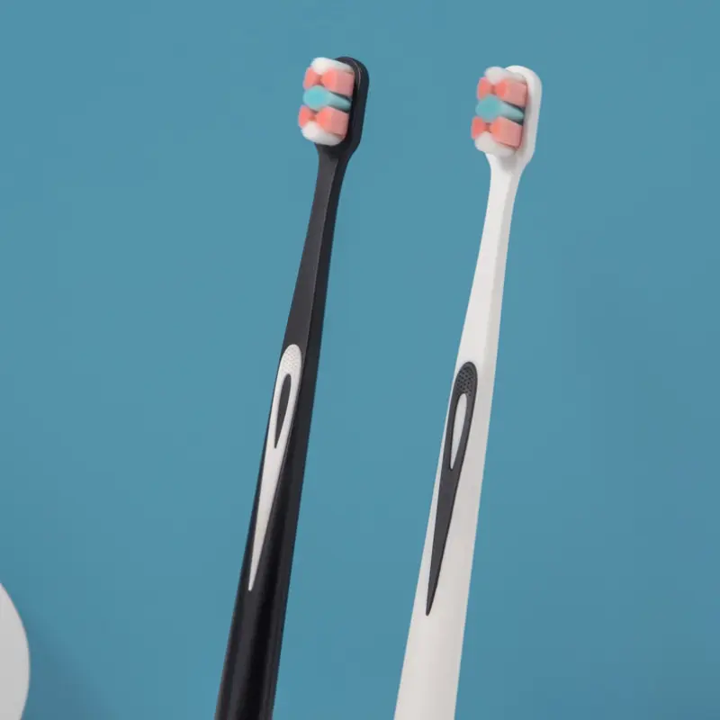 New Oral Hygiene Care Ultra-fine Soft Hair Eco Friendly Portable Travel Tooth Brush Fiber Nano Fiber Soft Hair Toothbrush Wave