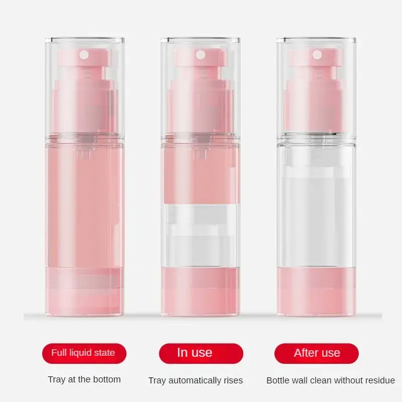 30ml Vacuum Refillable Bottles Set Spray Bottle Pump Lotion Bottle Cosmetic Travel Portable Empty Container Bottles Makeup Tools