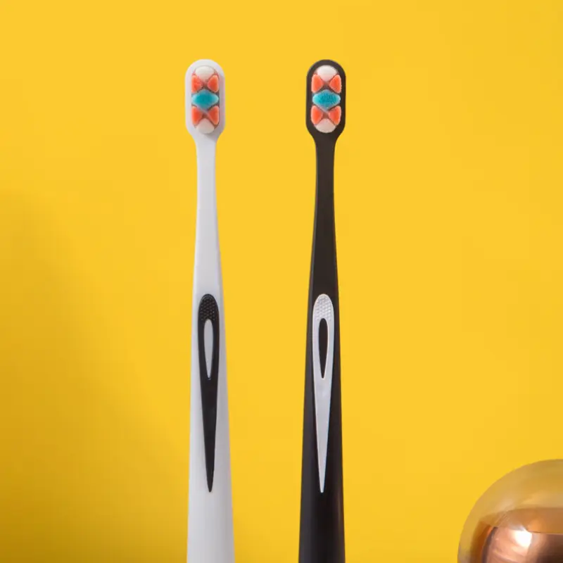New Oral Hygiene Care Ultra-fine Soft Hair Eco Friendly Portable Travel Tooth Brush Fiber Nano Fiber Soft Hair Toothbrush Wave
