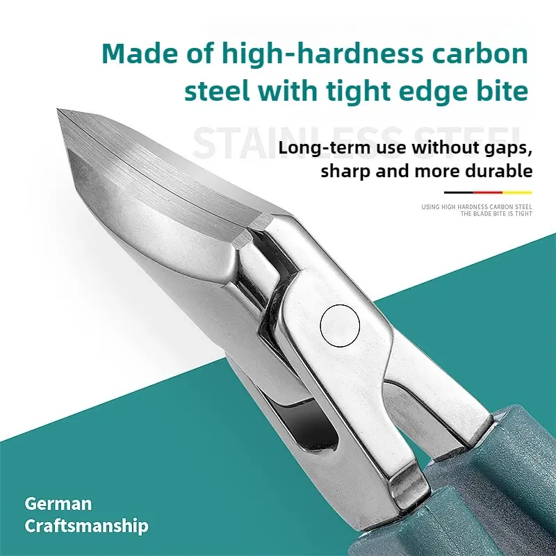 Anti-spat 25 °   Nagelknipper met schuine rand Professionele high-end adelaarsnavel Schuine teennageltrimmers Ingegroeide teenna