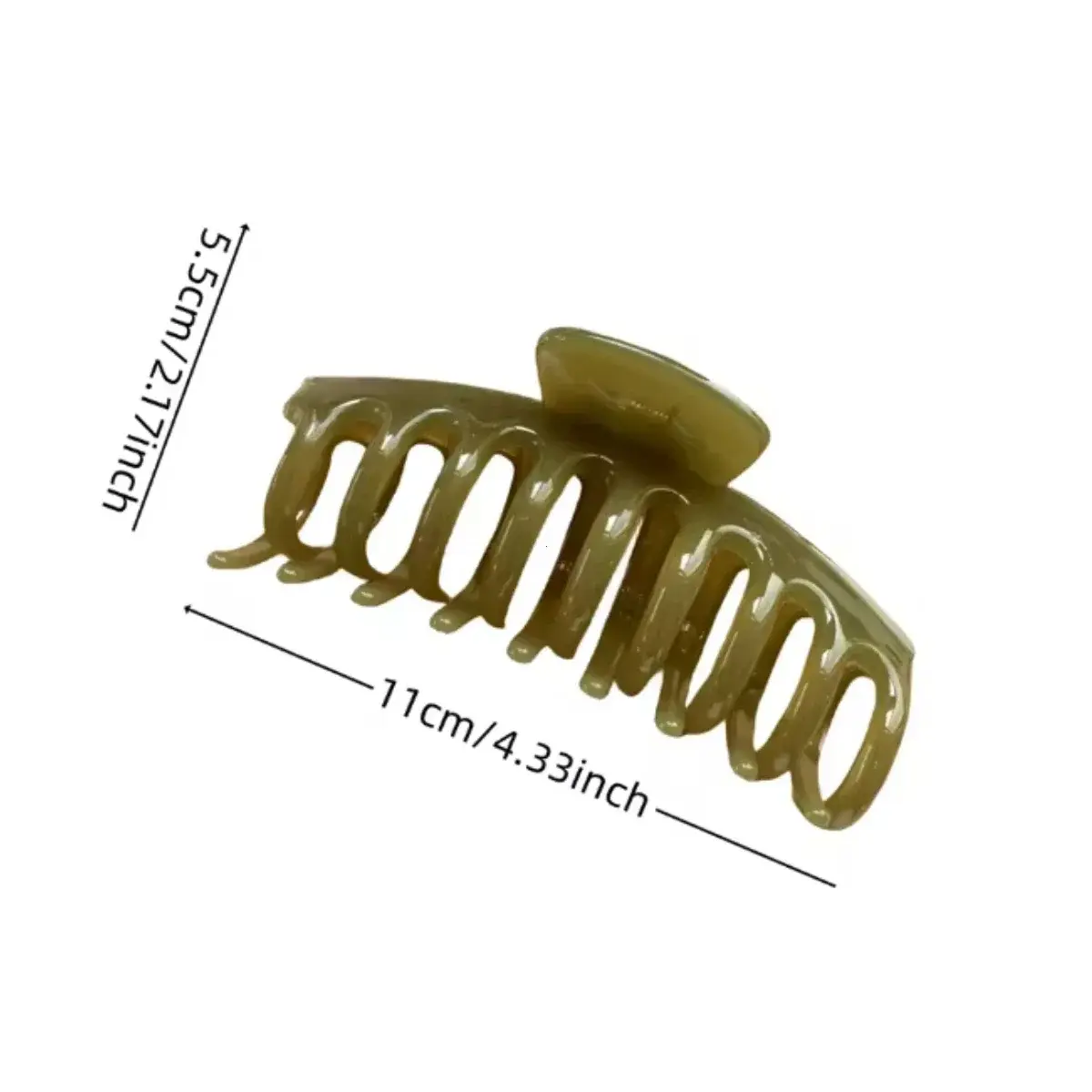 Koreaanse Vrouwen Meisjes Plastic Haar Klauwen Haarspeldjes Hoofddeksels Grote Maat Haarspeld Krab Barrette Mode Ornament Haarac