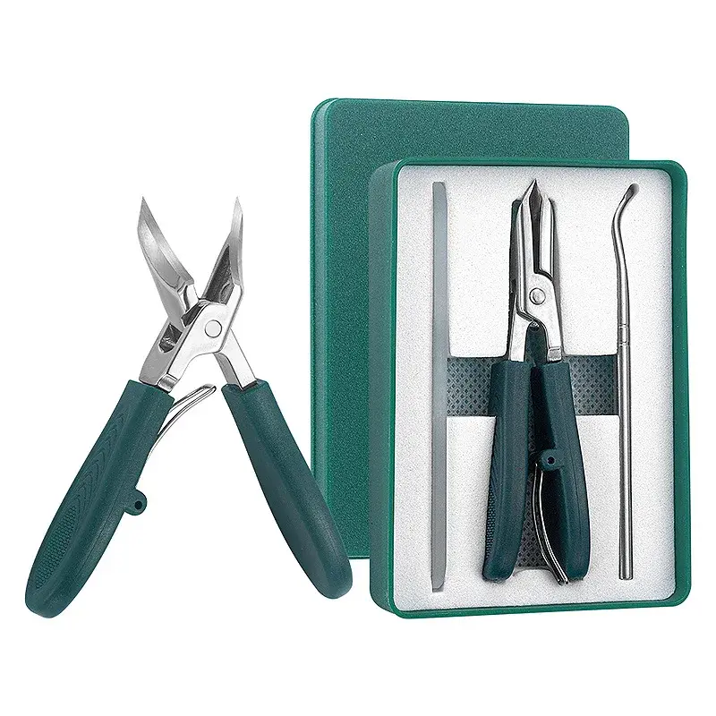 Anti-spat 25 °   Nagelknipper met schuine rand Professionele high-end adelaarsnavel Schuine teennageltrimmers Ingegroeide teenna