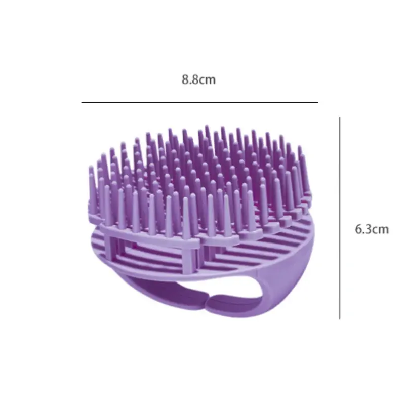 Siliconen Shampoo Hoofdhuid Haar Massager Hoofd Lichaam Hoofdhuid Massage Borstel Haarwasborstel Hoofdhuid Peeling Opzetborstel