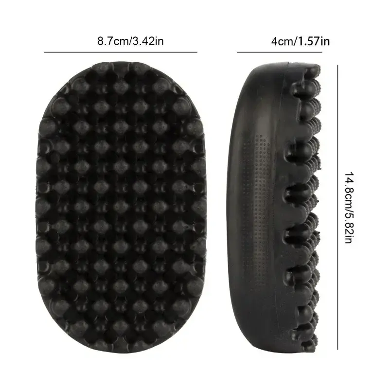 Curling Hair Sponge Barbers Styling Dreadlock for Black Curls Hairdressing Massage Cleaning Tools for Men Afro Curl Brush