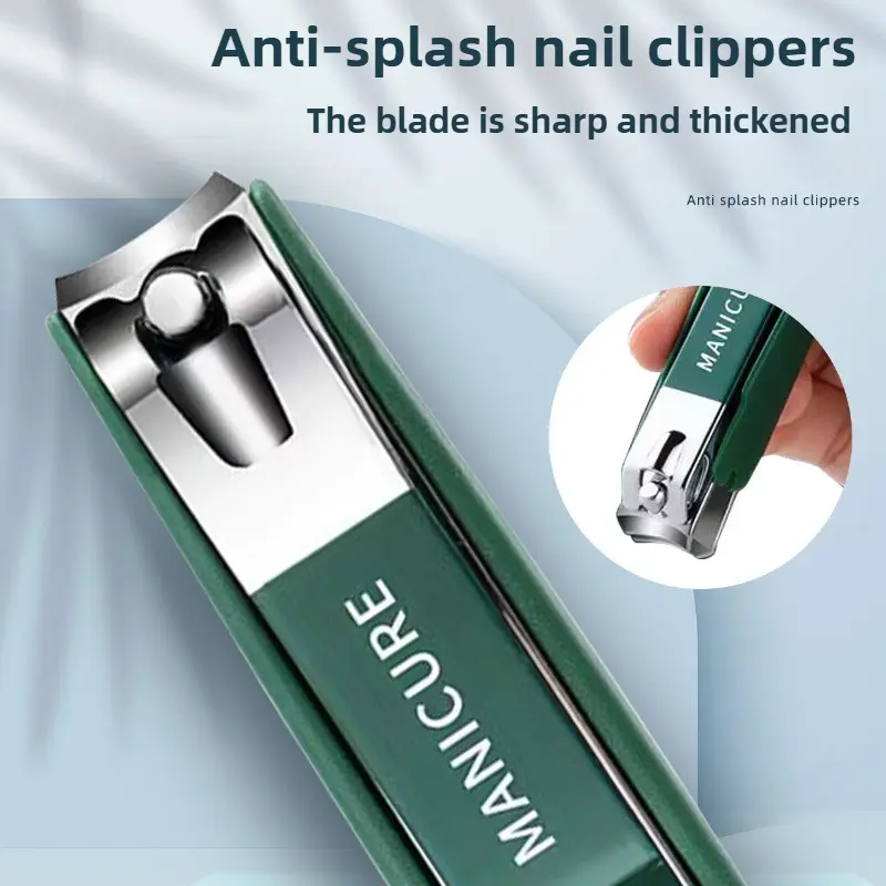 6pcs High-Grade Nail Clipper Combo Set Portable Fingernail Trimming Tools Universal Household Simple Nail Care Kit