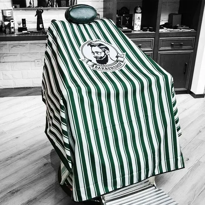 Hairdressing Coth Pattern Cutting Hair Waterproof Cloth Salon Barber Cape Professional Hair Stylist Retro Hairdressing Apron