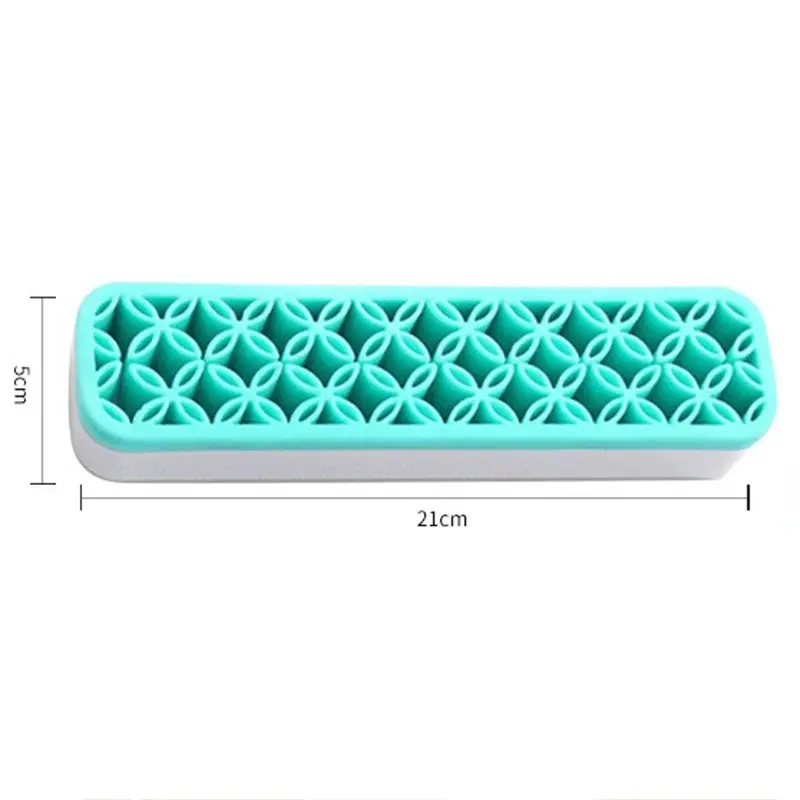 Silicone Lipstick Rack Cosmetic Storage Box Makeup Storage Case Lipstick Organizer Makeup Brush Holder For Desktop