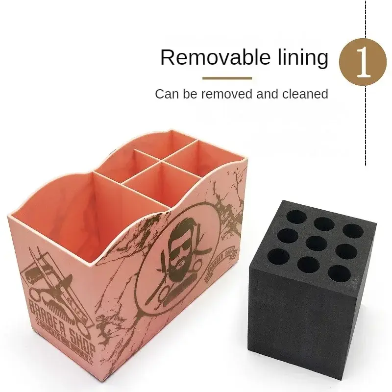 Large Capacity Hairdressing Storage Box for Barbershop Comb Clips Scissors Organizer Rack Salon Accessories Hairdressing Holder