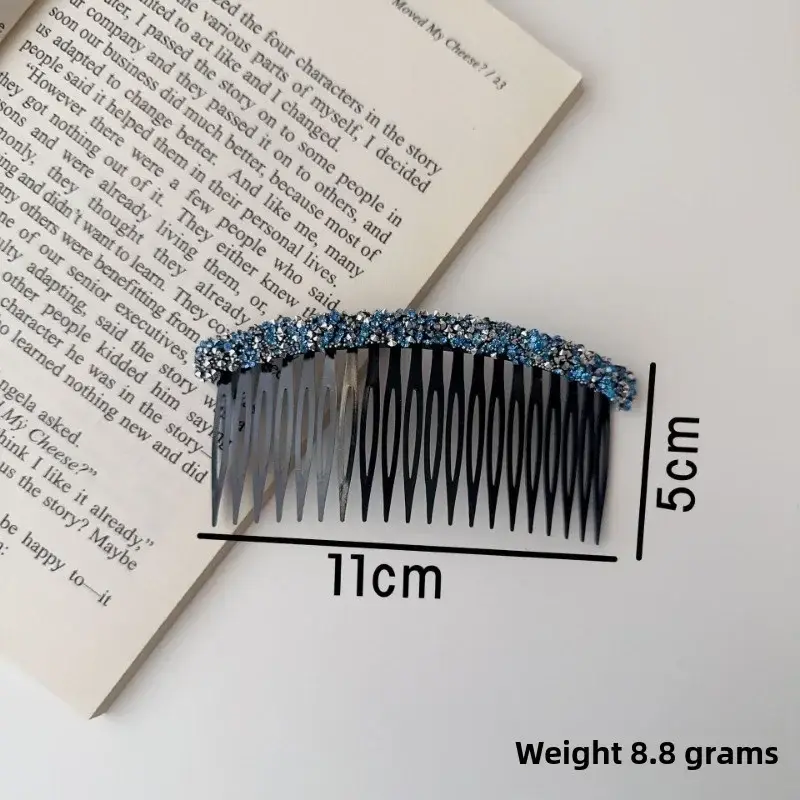 Women Fashion Broken Hair Finishing Tool Back of Head Fixed Side Comb Clip Hair Accessories Bangs Clip Plastic Hair Comb Clip