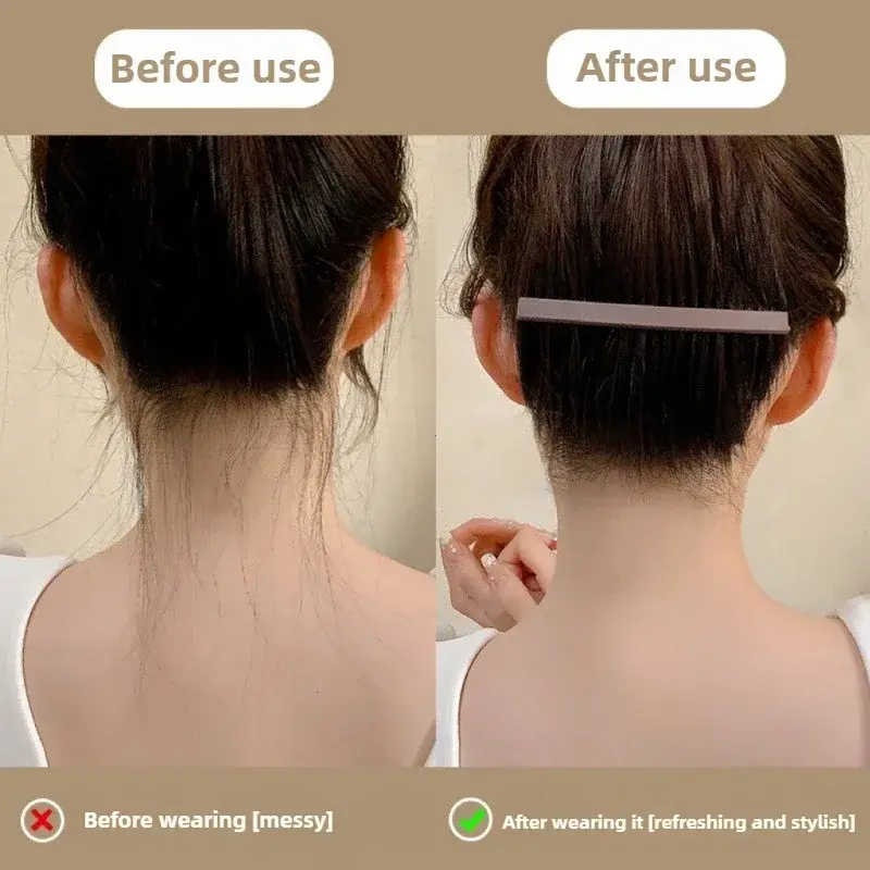 Women Fashion Broken Hair Finishing Tool Back of Head Fixed Side Comb Clip Hair Accessories Bangs Clip Plastic Hair Comb Clip