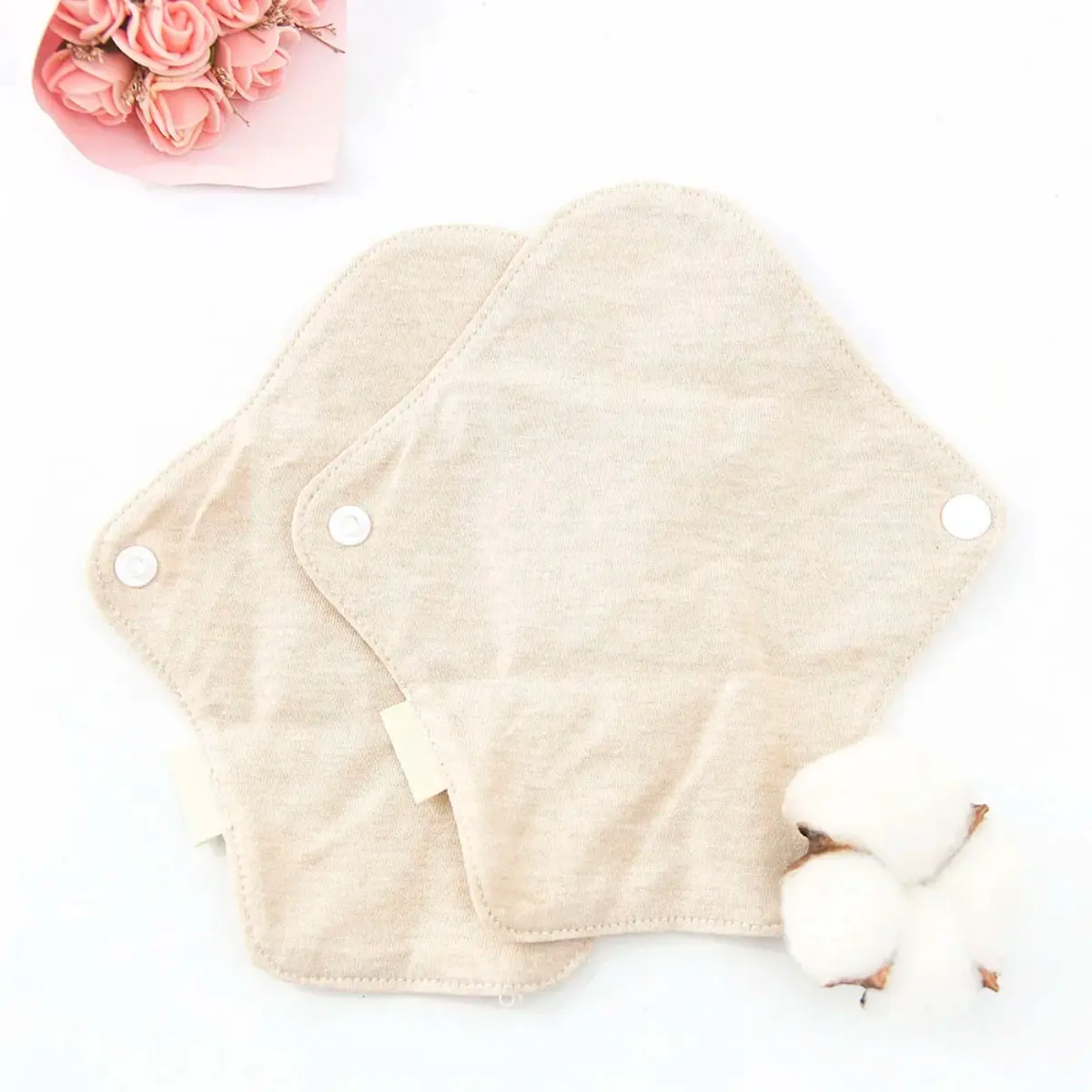 1pc Reusable Menstrual Pads Washable Cotton Sanitary Pads Women Napkin Soft Panty Liner Cloth Pad Feminine Hygiene 18*6cm