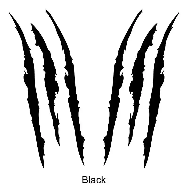 Car Monster Claw Scratch Decal Reflective Sticker for Car Auto Headlight Decoration Vinyl Decal Personality Sticker Accessories