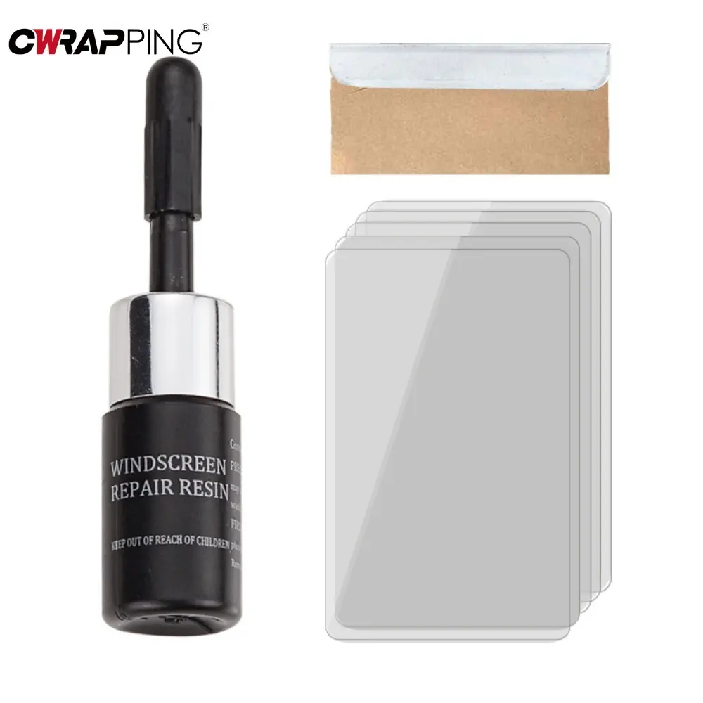 Car Windshield Repair Tools Windscreenfor Window Repair Car Repairing Glue Tool Glass Cracked Scratch Repair Fluid Agent Set