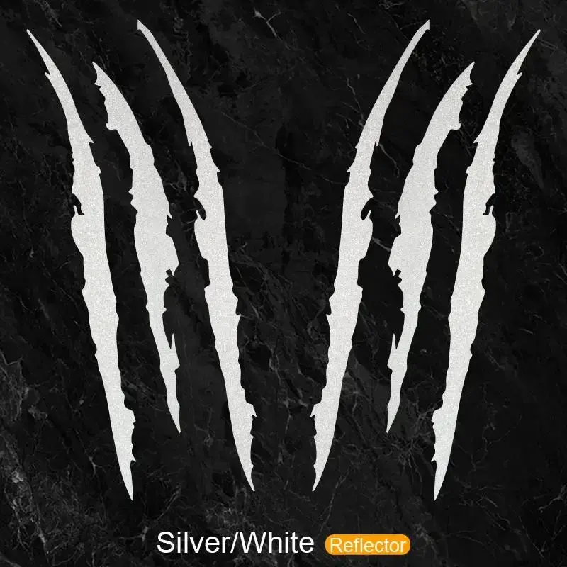 Car Monster Claw Scratch Decal Reflective Sticker for Car Auto Headlight Decoration Vinyl Decal Personality Sticker Accessories