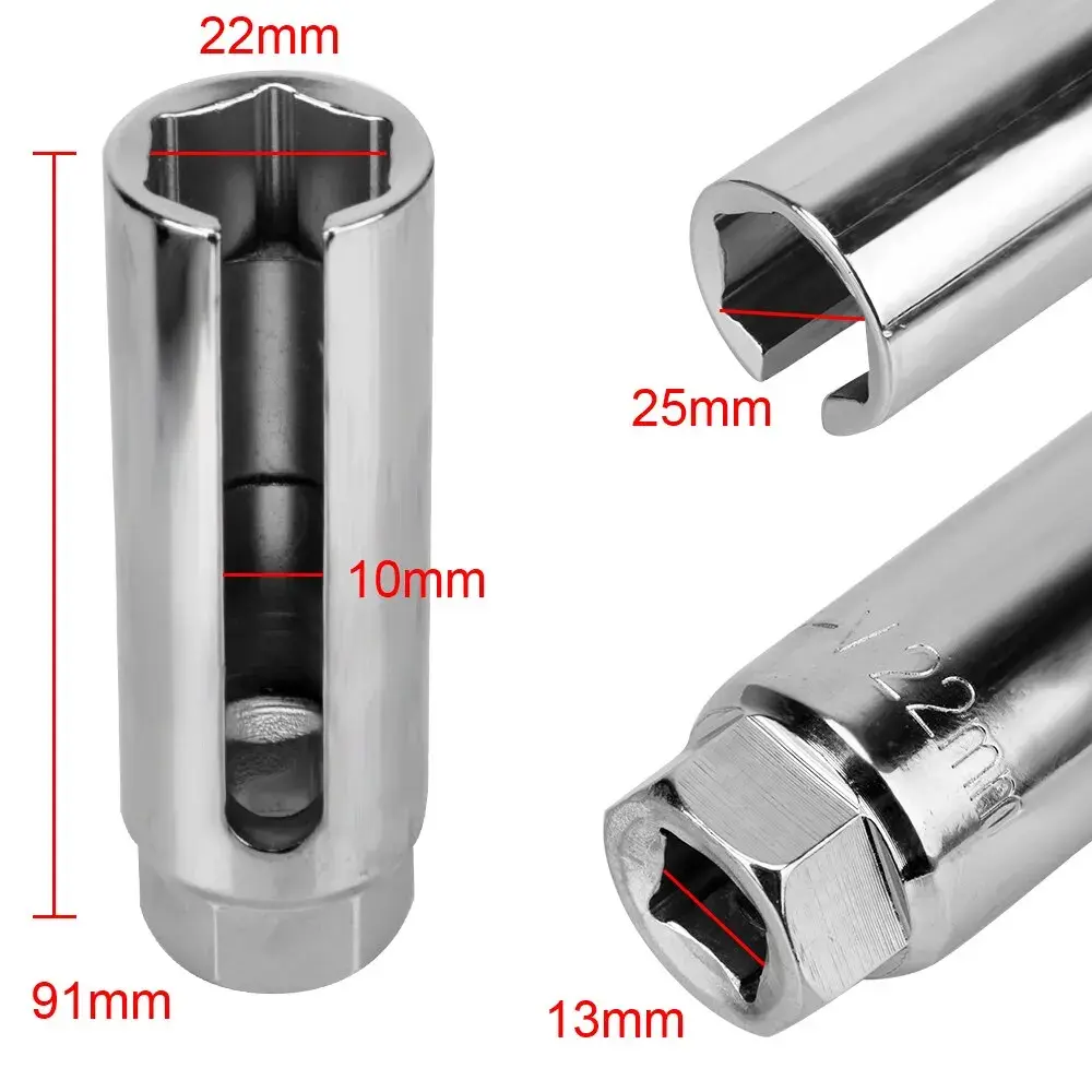 Car Oxygen Sensor Removal and Installation Tool 22mm 1/2" Drive Socket Wrench Special Tool For Repairing