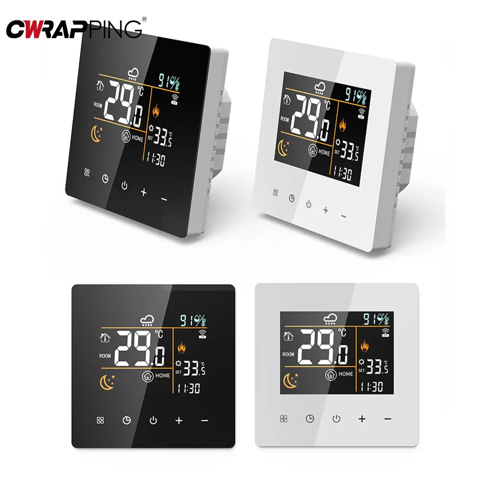 Tuya WiFi Smart Thermostat 3/16/25A Electric Gas Boiler Water Heating Temperature Controller Home Intelligent Heating Accessory