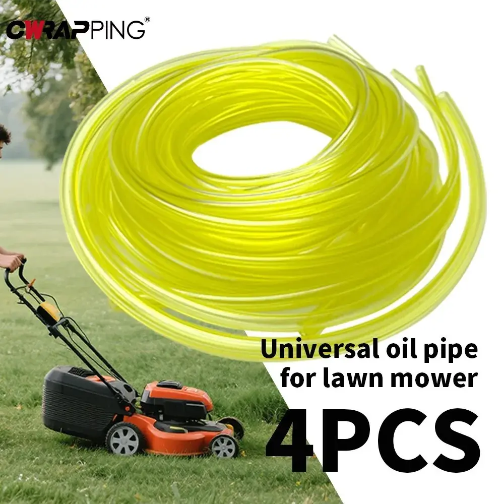 1.2/2M 4Size Petrol Fuel Gas Line Pipe Hose Petrol Line Oil Gas Resistant for Trimmer Chainsaw Saw Blower for Car Accessories