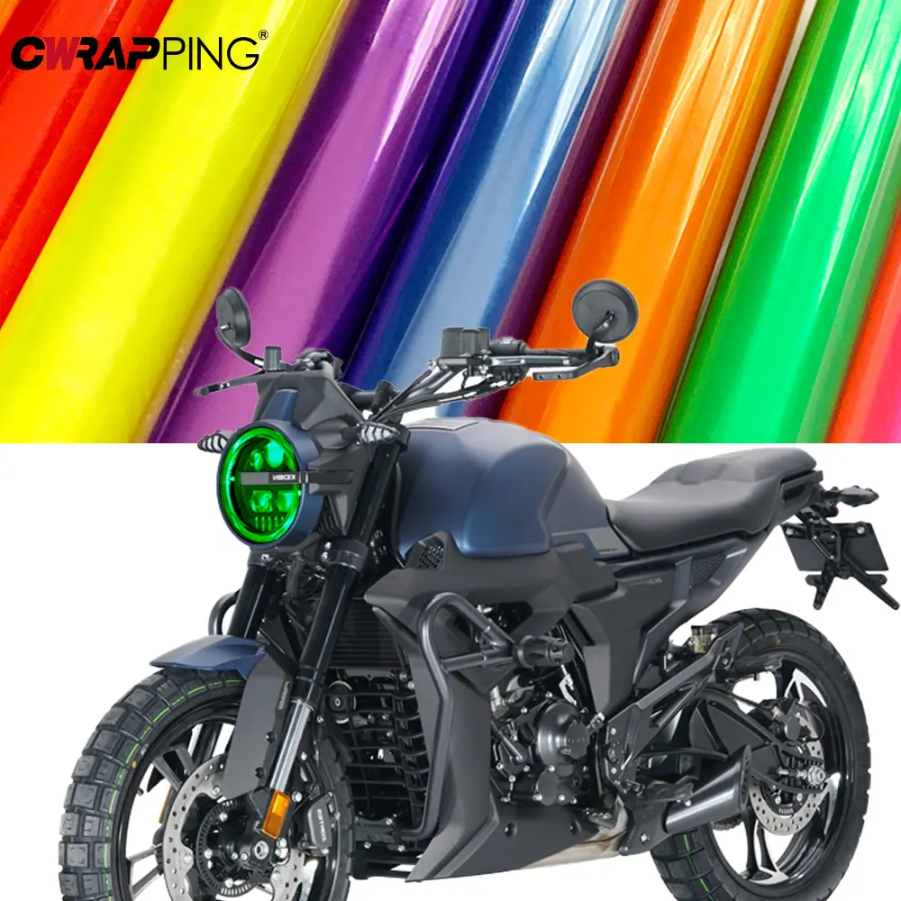 Motorcycle Chameleon Headlight Tint Stickers PVC Car Decal Waterproof Vinyl Wrap Auto Body Films for Car Motorcycle Accessories