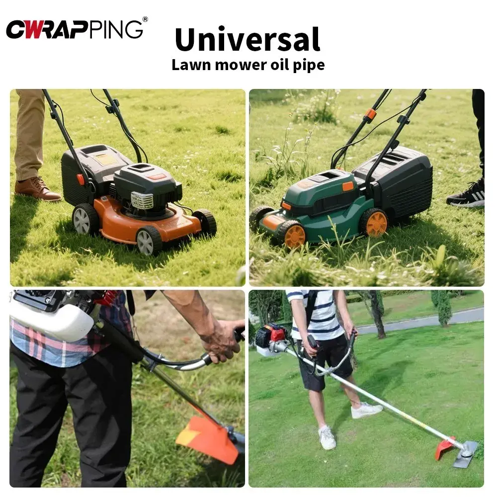 1.2/2M 4Size Petrol Fuel Gas Line Pipe Hose Petrol Line Oil Gas Resistant for Trimmer Chainsaw Saw Blower for Car Accessories