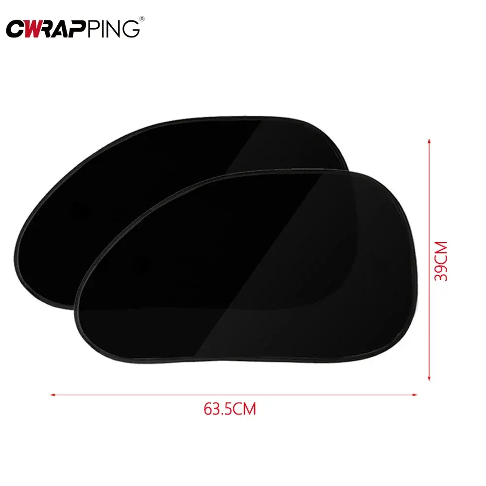 Car Sun Shade UV Protection Car Curtain Car Side Window Sunshade Electrostatic Film Auto Window Sun Visor Protection Window Film
