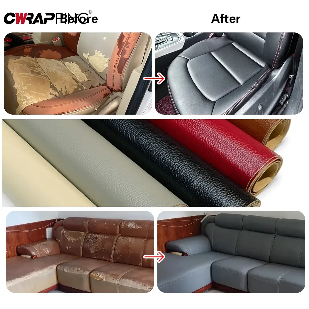 Car Wash PU Leather Repair Patches Fix Sticker 30cmx150cm DIY Self Adhesive Glue Sticker for Sofa Car Seat Table Car Accessories
