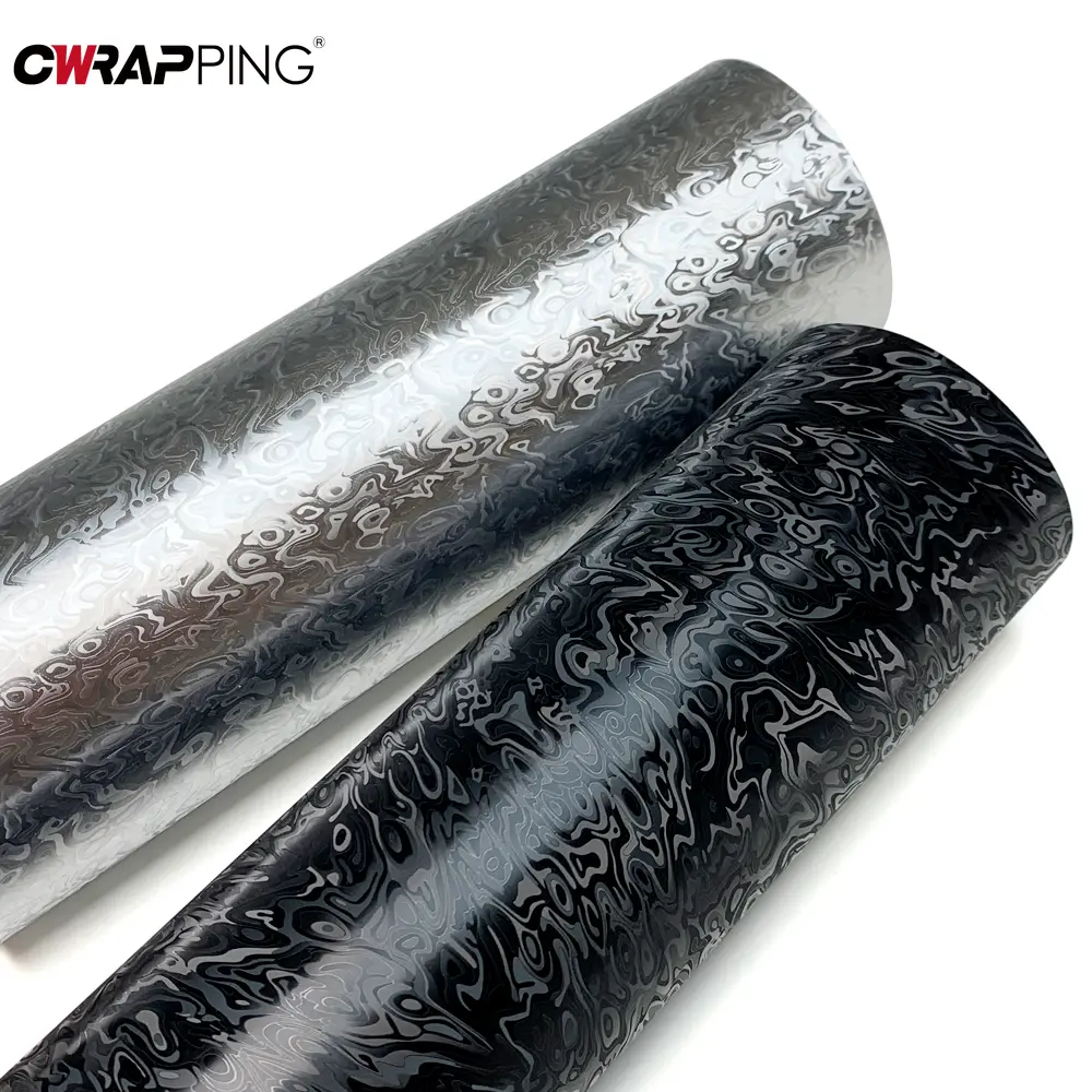 Car Wrap Vinyl Film Self-Adhesive Auto Body Tuning Decor High Gloss Color Change Film Waterproof Surface Cover Air Release Foil
