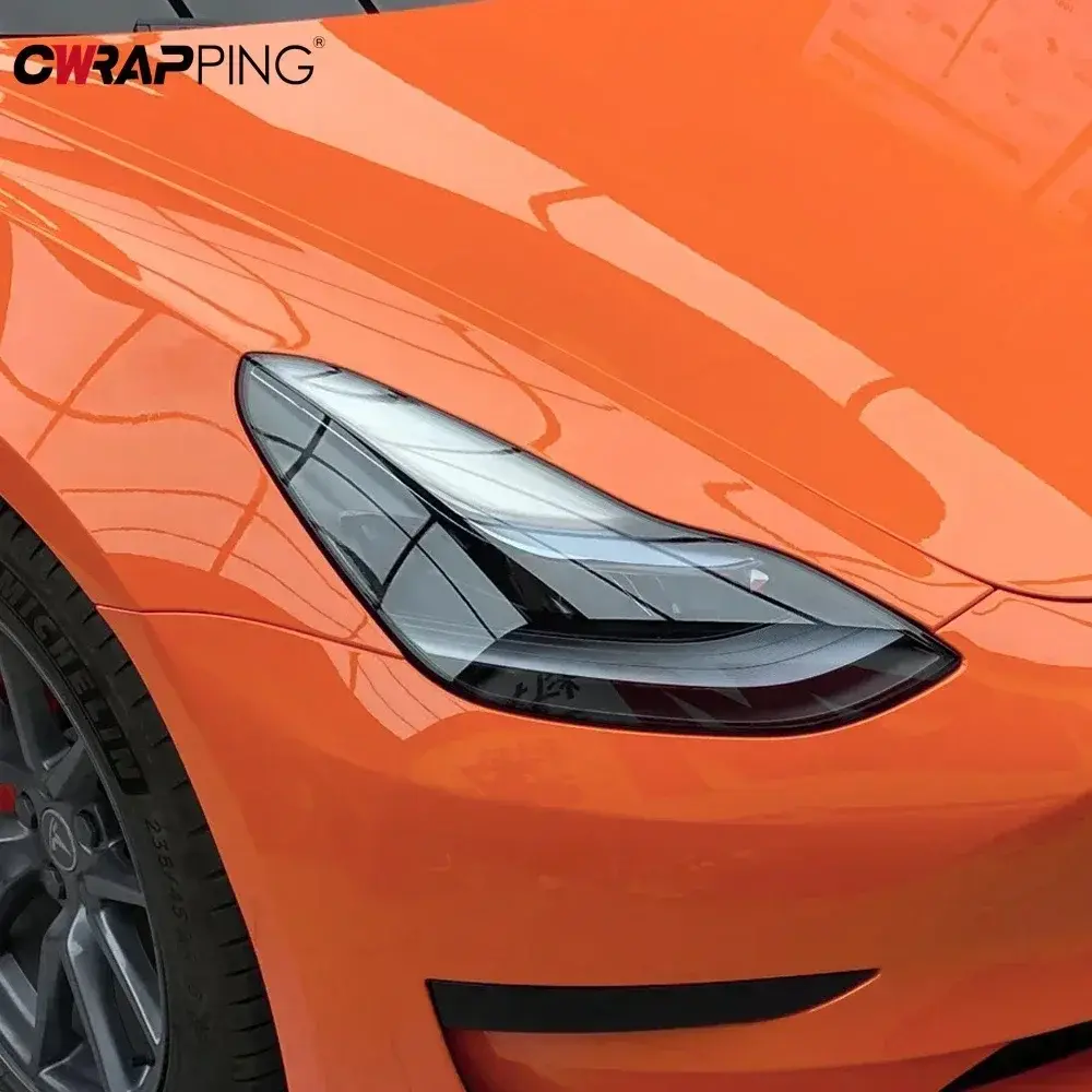 Glossy Car Sticker Vinyl Wrap Adhesive Vinyl for Auto Film Waterproof DIY Decal Stickers Auto Body Films for Vehicle Accessories