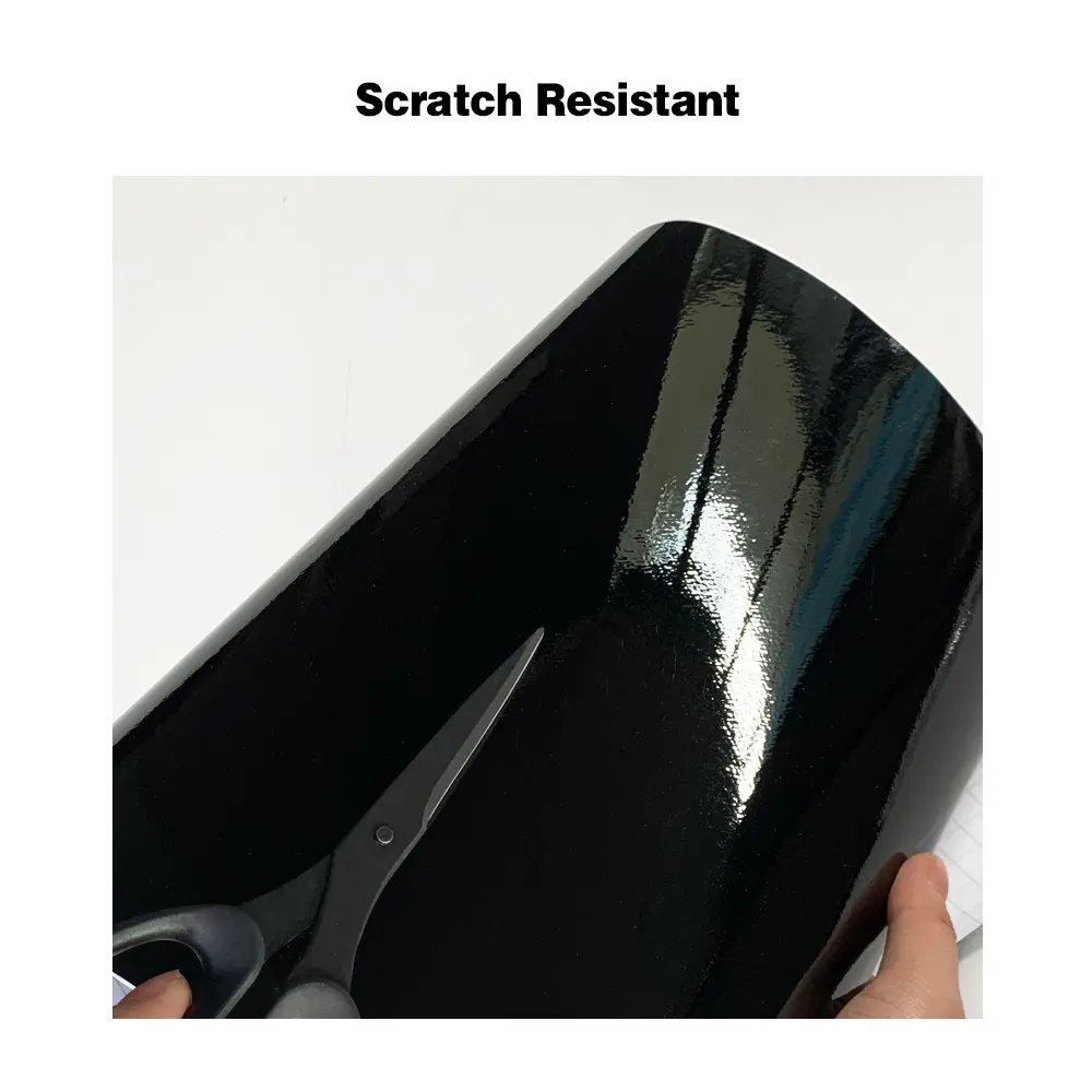 Glossy Black Auto Stickers PVC Car Wrap Vinyl Accessories for Vehicles Car Film Cover Wrapping Foil Sticker on the Hood