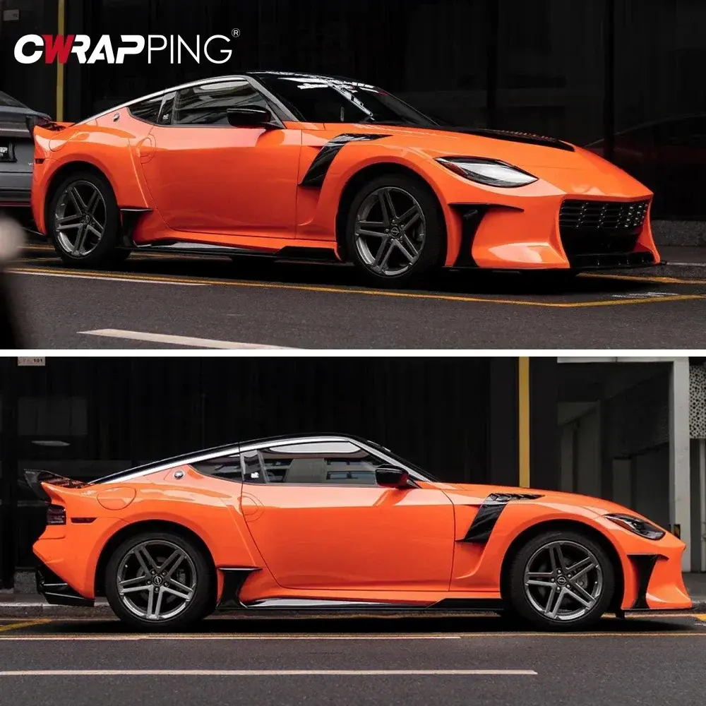 Glossy Car Sticker Vinyl Wrap Adhesive Vinyl for Auto Film Waterproof DIY Decal Stickers Auto Body Films for Vehicle Accessories
