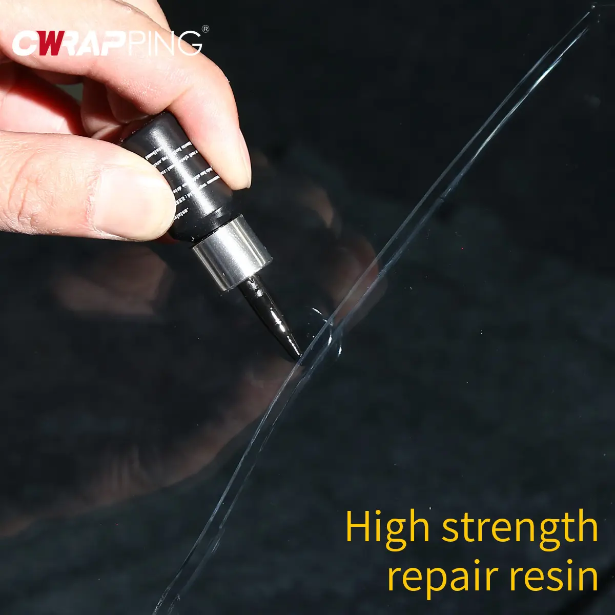 Car Windshield Glass Repair Kit Cracked Scratch Restoration Curing Glue Tool with Blade for Window Screen Phone Car Accessories