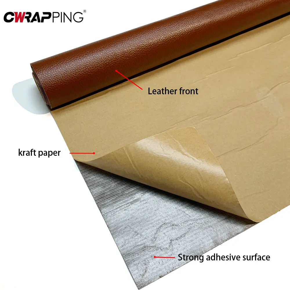 PU Leather Self Adhesive Interior Repair Patch Sofa Soft Car Sticker Repair Subsidy Renew Decal Seat Repair Film for Motorcycle