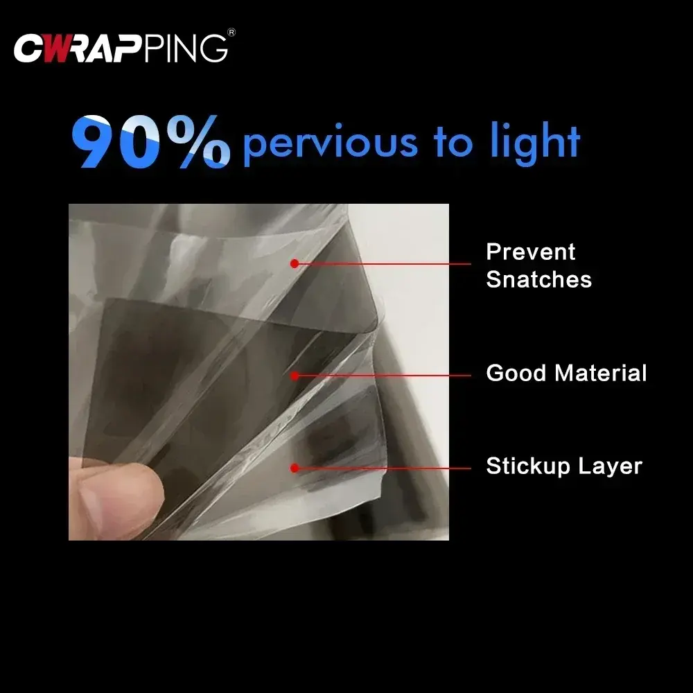 Car Light Film 30X100cm Headlight Fog Light Taillight Tint Film Smoke Black Waterproof Motorcycle Vinyl Warp for Car Accessories