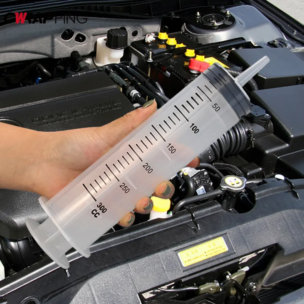 100/250/350/550ml Car Large Capacity Syringes Automotive Fuel Brake Liquid Extraction Reusable Needle Barrel for Extracting Oil
