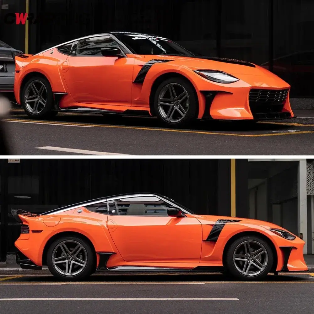 Glossy Car Sticker Vinyl Wrap Waterproof Vinyl Auto Tuning Car Body Film Orange Adhesive Motorcycle Sticker for Car Accessories