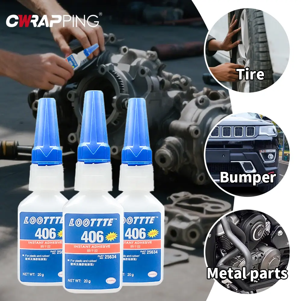 Instant Dry Adhesive 401 402 403 406 411 415 416 460 495 496 498 for Leather Glass Rubber Metal Wood Plastic Fast Repair Tool