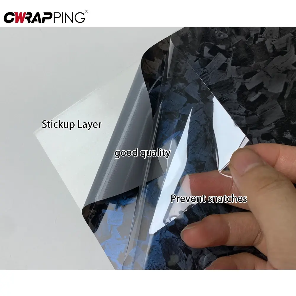 Motorcycle Stickers Forged Carbon Fiber Vinyl Film Foil Self Adhesive Vinyl Glossy Black Motorcycle Stickers for Car Accessories