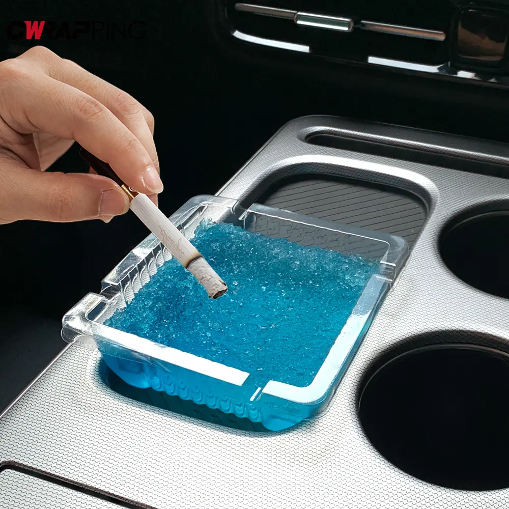 30pcs Disposable  Ashtray Vehicle Mounted Eliminate Smoke Smoke Purification convinent Smoking Accessiories Office Household