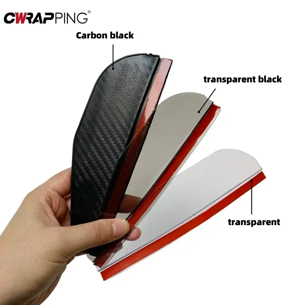 2PCS Car Rearview Mirror Rain Eyebrow Carbon Fiber Sun Visor Shade Cover Rain Mirror Protector Clear Vision for Car Accessories