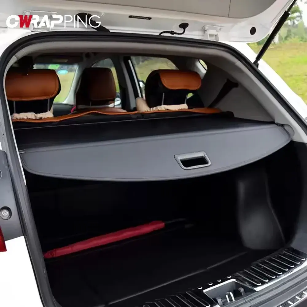 Car Trunk Curtain Covers Waterproof Shield Shade Retractable Luggage Mat Shelter Cargo Pad for Universal Car Trunk Accessories