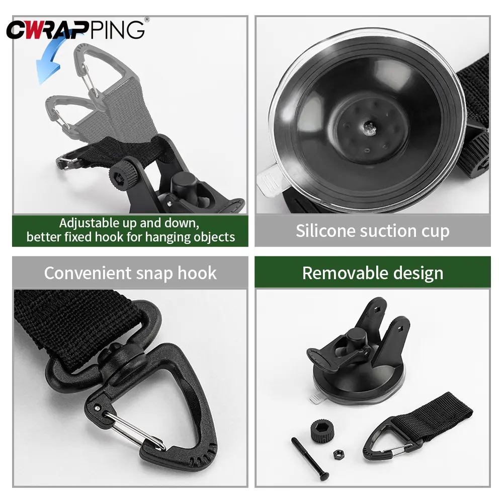 Suction Cup Car Tent Anchors Buckle Side Awning RV Van Camping Outdoor Securing Camping Accessories Motorhome Securing Hook