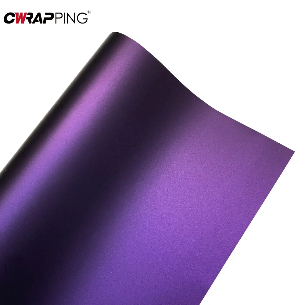 Dark Night Purple Vinyl Wrap PET Car Film Cover Waterproof Adhesive Vinyl for Motorcycle Stickers Customization Auto Accessories