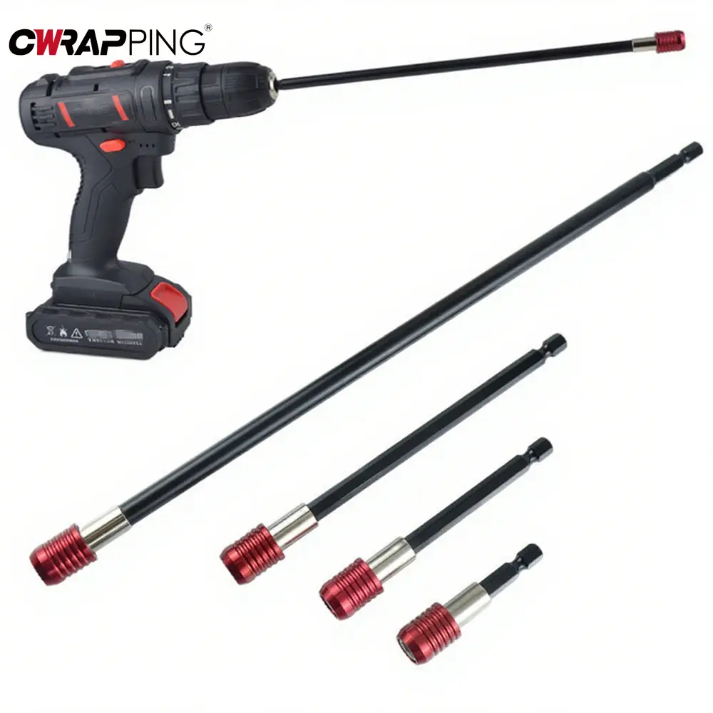Hexagonal Handle Screwdriver Extension Rods 3Pcs Quick Release Self-locking 60/100/150mm for Home Repair DIY Mechanical Tools