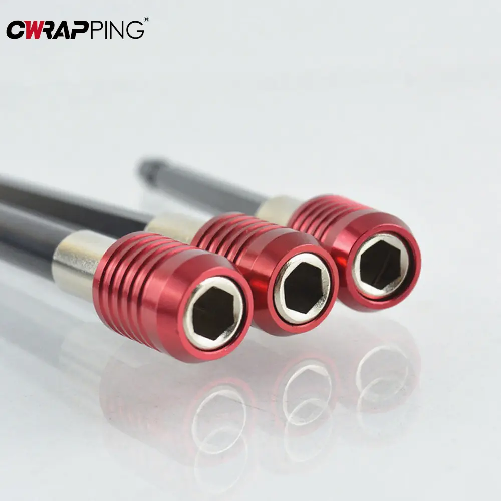 Hexagonal Handle Screwdriver Extension Rods 3Pcs Quick Release Self-locking 60/100/150mm for Home Repair DIY Mechanical Tools