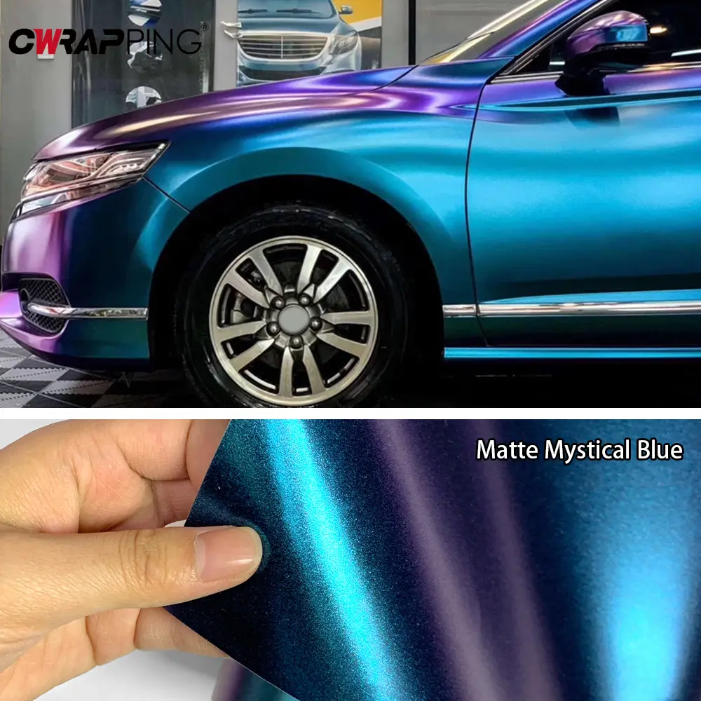 Color Change Film Waterproof Air Release Car Motorcycle Stickers DIY Paste Tuning Vinyl Wrapping Chameleon Films Car Accessories