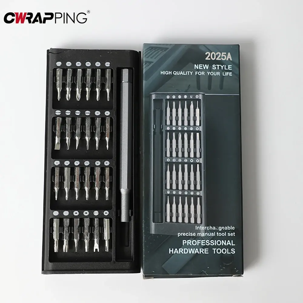 Precision Screwdriver Set 25 in 1 Screw Driver Se Hexagonal Flat Head Magnetic Screwdriver Head for Car Computer Phone Home Use
