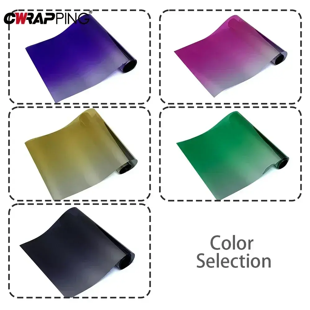 Car Glass Solar Film Window Tint Vinyl Auto Tuning for Windshield Waterproof Self-Adhesive Color Changing Film Dyed Car Stickers